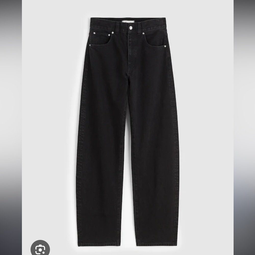 MADEWELL BALLOON JEAN-BLACK